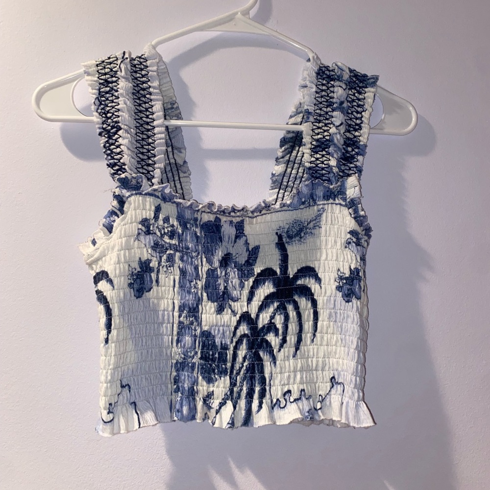 Urban Outfitters smocked top